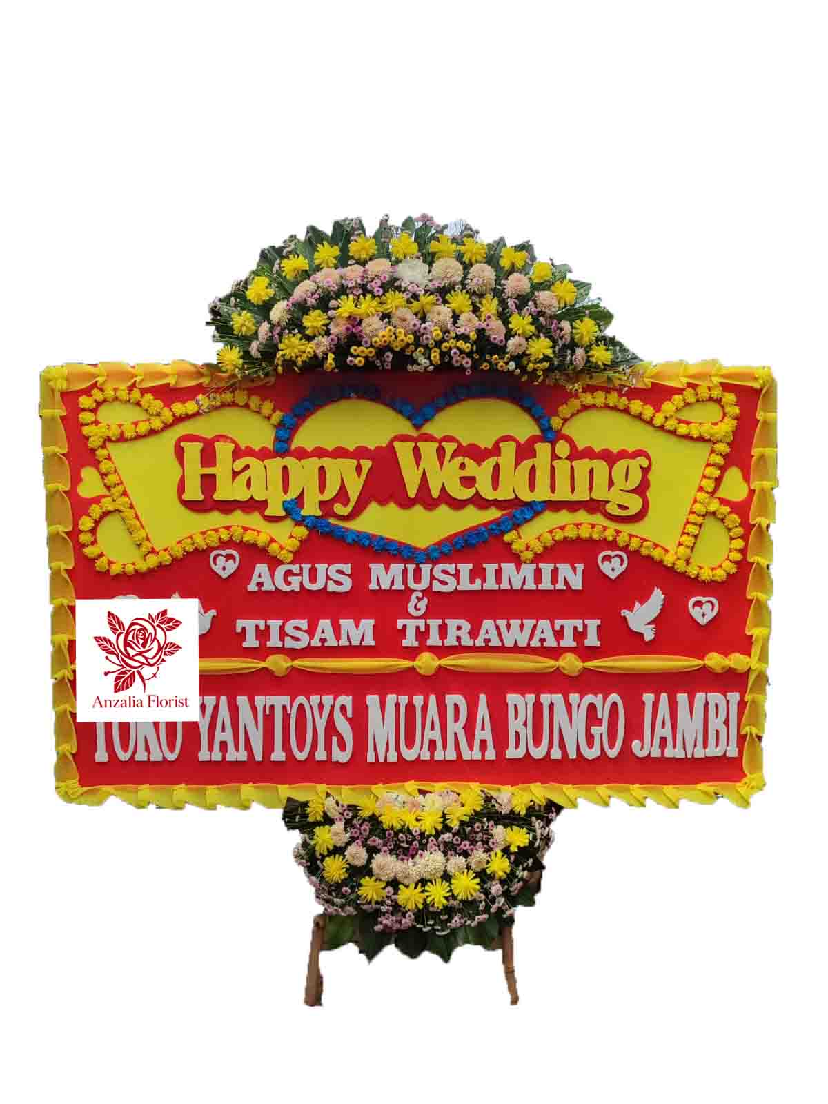 Bunga Papan Wedding